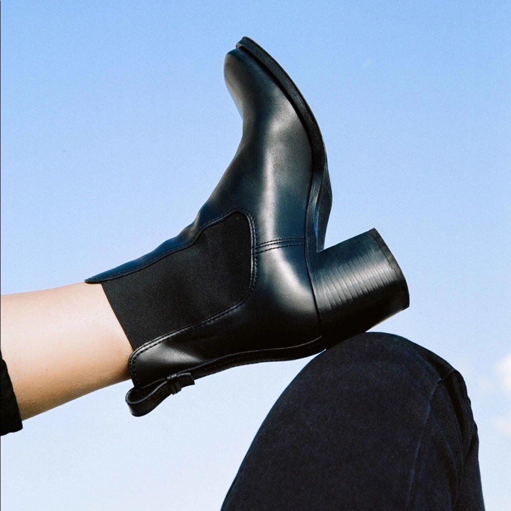 Hibou Black Ankle Boots